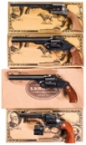 Four Boxed Reproduction Single Action Revolvers