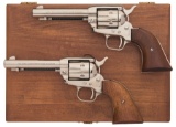 Cased Pair of Colt Frontier Scout Revolvers with Factory Letter