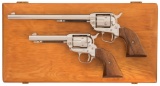 Cased Pair of Colt Frontier Scout Revolvers with Factory Letter