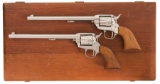 Documented Cased Pair of Colt Buntline Frontier Scout Revolvers