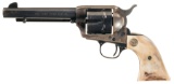 Engraved Colt Second Generation Single Action Army Revolver