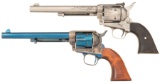 Two Single Action Army Revolvers
