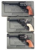 Three Ruger Single Action Revolvers