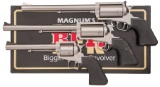 Three Magnum Research BFR Revolvers