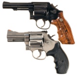 Two Smith & Wesson Double Action Revolvers