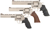Three Dan Wesson Double Action Revolvers