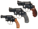 Three Smith & Wesson Double Action Revolvers -A) S&W Model 24-3 Lew Horton