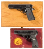 Two Colt Semi-Automatic Pistols