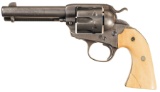 Colt Bisley Model Revolver, Carved Grip, 101 Ranch Holster Rig