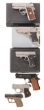 Six Semi-Automatic Pistols