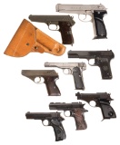Eight Semi-Automatic Pistols