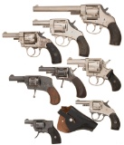 Eight Double Action Revolvers