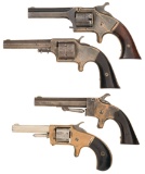 Four Antique American Handguns
