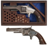 Two Smith & Wesson Model No. 1 Revolvers