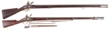 Two Reproduction Flintlock Muskets