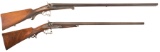 Two European Double Barrel Shotguns