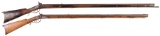 Two Percussion American Long Rifles