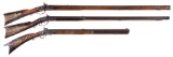 Three American Percussion Rifles