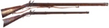 Two Contemporary American Flintlock Rifles