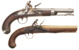 Two Flintlock Pistols -A) U.S. Asa Waters Model 1836 Pistol