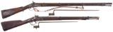 Two Percussion Conversion U.S. Martial Long Guns