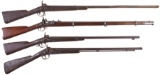 Four Antique Long Guns