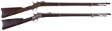Two U.S. Navy Springfield Model 1870 Rolling Block Rifles