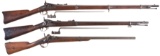 Three Antique Breech Loading Long Guns