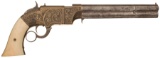 Engraved Volcanic Navy Lever Action Pistol