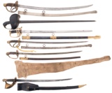 Six American Style Swords