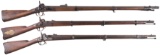 Three U.S. Contract Percussion Rifles