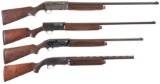 Four Semi-Automatic Shotguns