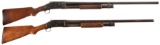 Two Winchester Slide Action Shotguns