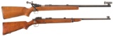 Two Winchester Model 52 Bolt Action Rifles