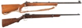 Two Winchester Model 52 Bolt Action Rifles