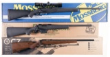 Three Boxed Sporting Bolt Action Rifles