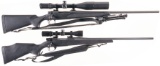 Two Scoped Bolt Action Rifles