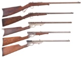 Five Single Shot Rimfire Rifles