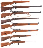 Eight Rimfire Sporting Rifles