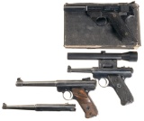 Four Semi-Automatic Pistols