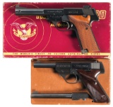 Two Boxed High Standard Semi-Automatic Pistols