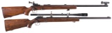 Two Winchester Bolt Action Target Rifles