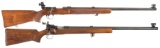 Two Remington Bolt Action Target Rifles