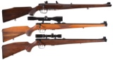 Three European Bolt Action Sporting Rifles