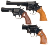Three High Standard Double Action Revolvers