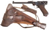 Erfurt 1914 Dated Artillery Luger Pistol, Stock