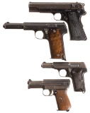 Four Semi-Automatic Pistols