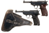 Two World War II Nazi Semi-Automatic Pistols