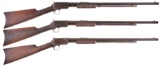 Three Winchester Slide Action Rifles