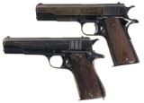 Two Argentine Army Semi-Automatic Pistols